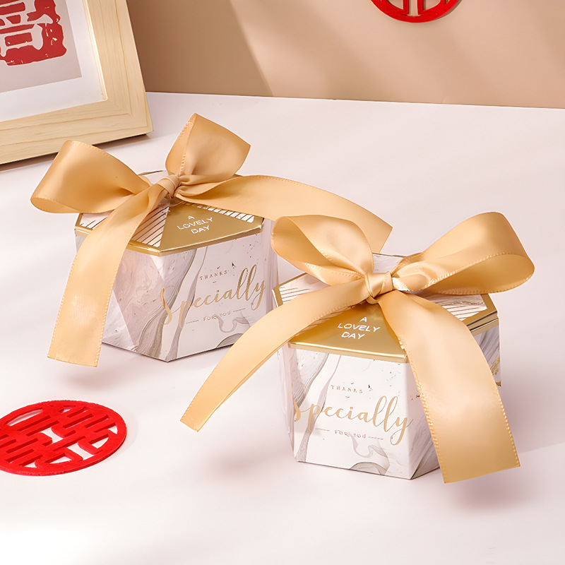 Wedding Candy Box,High-end Engagement Candy Box,Wedding Return Gift,Candy Packaging Gift Box,Portable Wedding Candy Bag