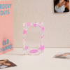 Ins Girl Yayli 3 -inch Card Desktop Plaster Plove ink Stars Transparent Photo Student Love Doudou Photos Find