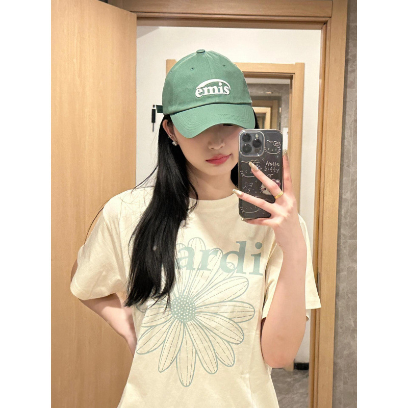 【カウンター品質】韓国マルディトレンドブランド半袖Tシャツリトルデイジードーマンプリントラウンドネックピュアコットンクロスボーダー|undefined