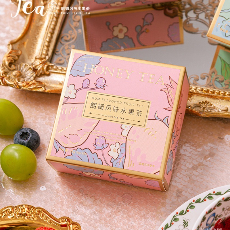 山水茶结婚伴娘伴手礼礼物花果茶盒装茉莉绿茶柠檬红茶叶礼品批发|undefined