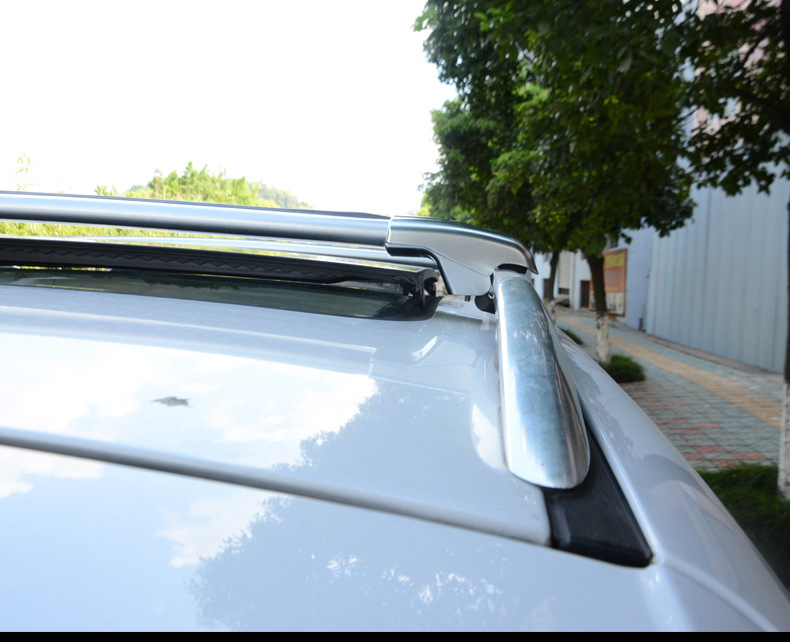 Crocodile-style roof rack with crossbars, aluminum alloy roof rack, universal travel rack with strong load-bearing capacity