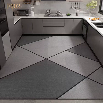 Cross-Border Floor Mats Are Wipeable and Avtomobil döşəmə paspasları - style-2-50x-80cm-small-size-please-be-careful