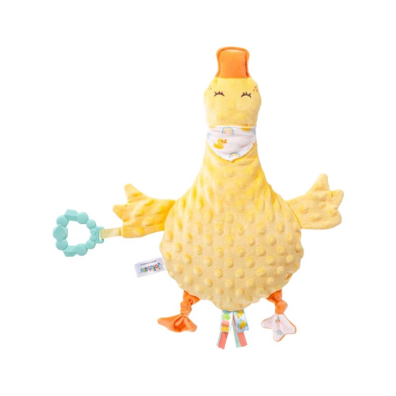 Jollybaby Toalla de cuidado del bebé Toalla de cuidado del bebé de la postura del bebé Muñeca de la toalla de cuidado del bebé 0-1 años puede comer juguetes de educación temprana