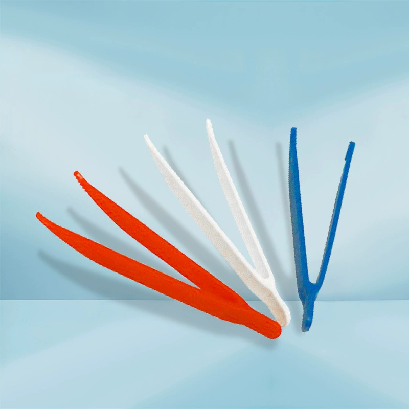 Фабрика одноразовые пластиковые пинцеты Белый Локоть игрушка Пинцет дети DIY пинцет