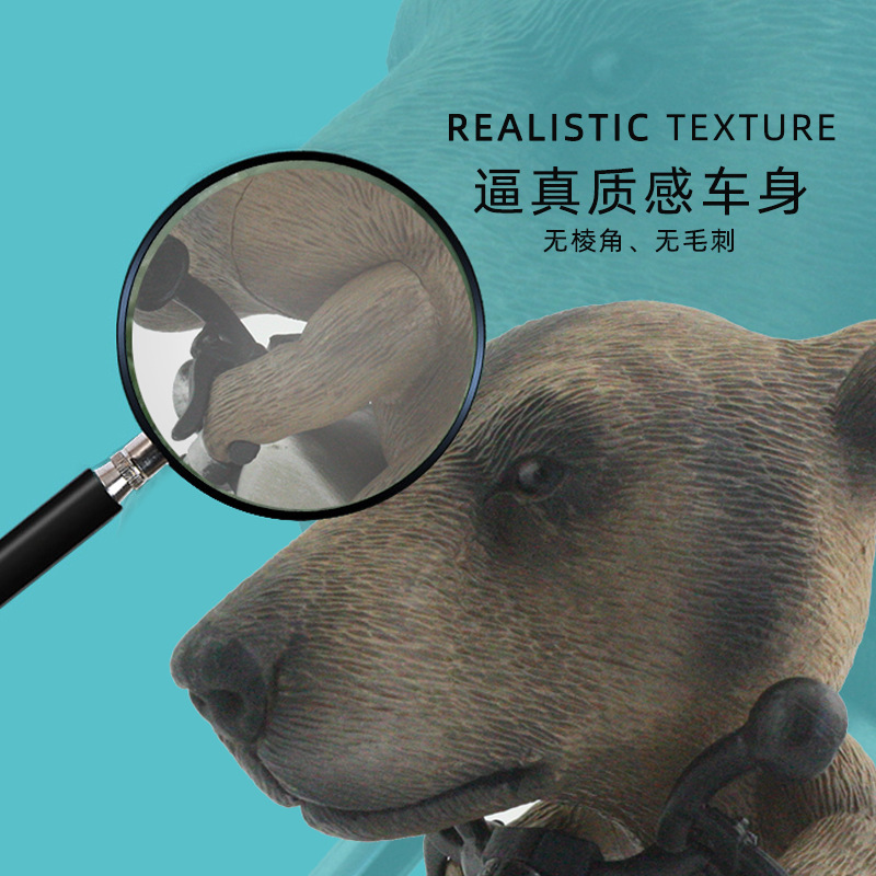 Modelo de locomotora animal juguete modelado de animales inercia hacia adelante modelo de motocicleta juguete para niños nuevo juguete exótico