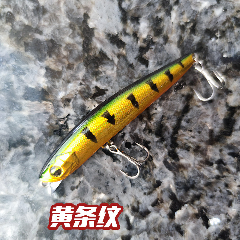 3 Colors Shallow Diving Minnow Lures Sinking Hard Plastic Baits Fresh Water Bass Swimbait Tackle Gear