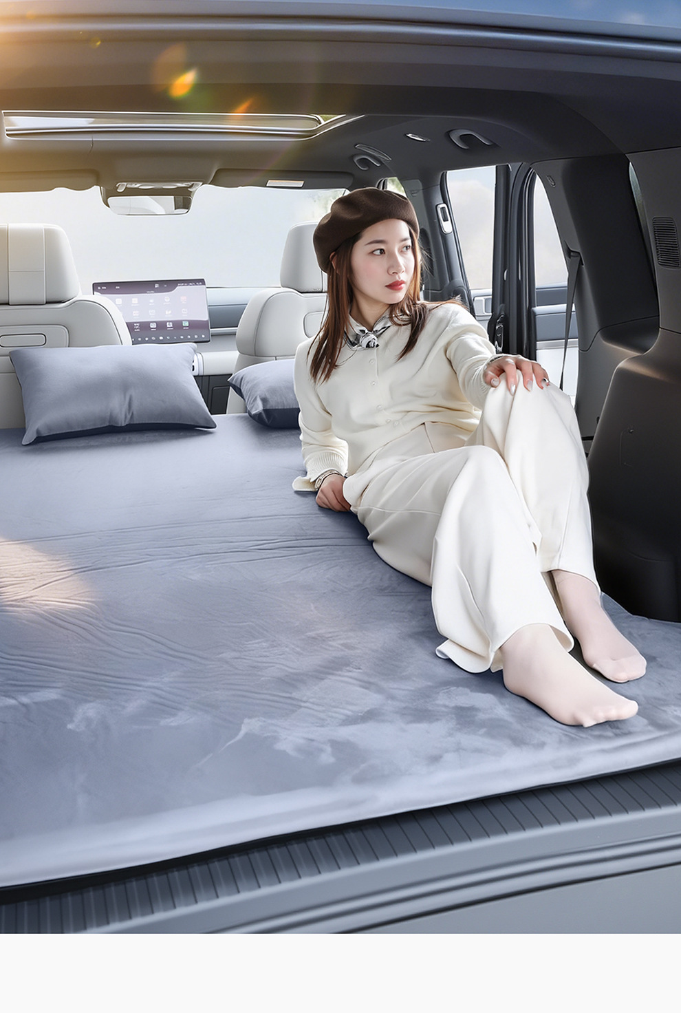 Equation Leopard Titanium 7 Special Car Inflatable Mattress Camping Trunk Sleeping Pad Car-Mounted Self-Driving Travel Air Mattress