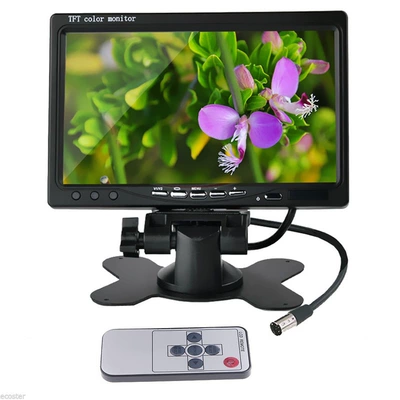 7inch Vehicle-Mounted Display for Reversing and Rear View Imaging, Visual Display Screen for Reversing and Rear View Imaging of Trucks and Harvesters