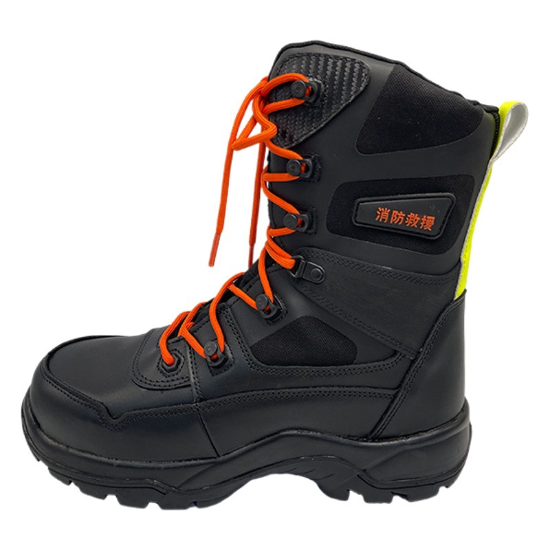 Botas de rescate forestal contra incendios, botas de combate de rescate contra incendios, bomberos, entrenamiento de escalada de cuerda, zapatos ultraligeros antideslizantes image 1