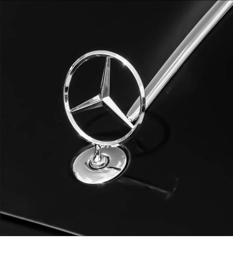 Suitable for Mercedes-Benz engine hood emblems, ECS series, E300L, C180, C200, S350, original factory modification emblem