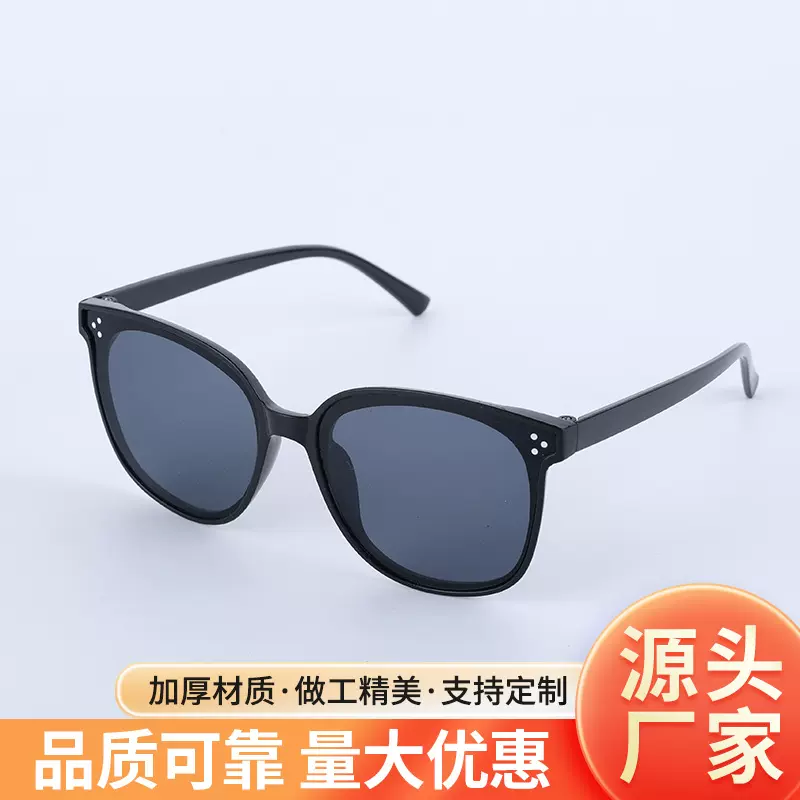 厂家直供 三点太阳镜墨镜男女款时尚黑色个性韩版网红遮阳批发