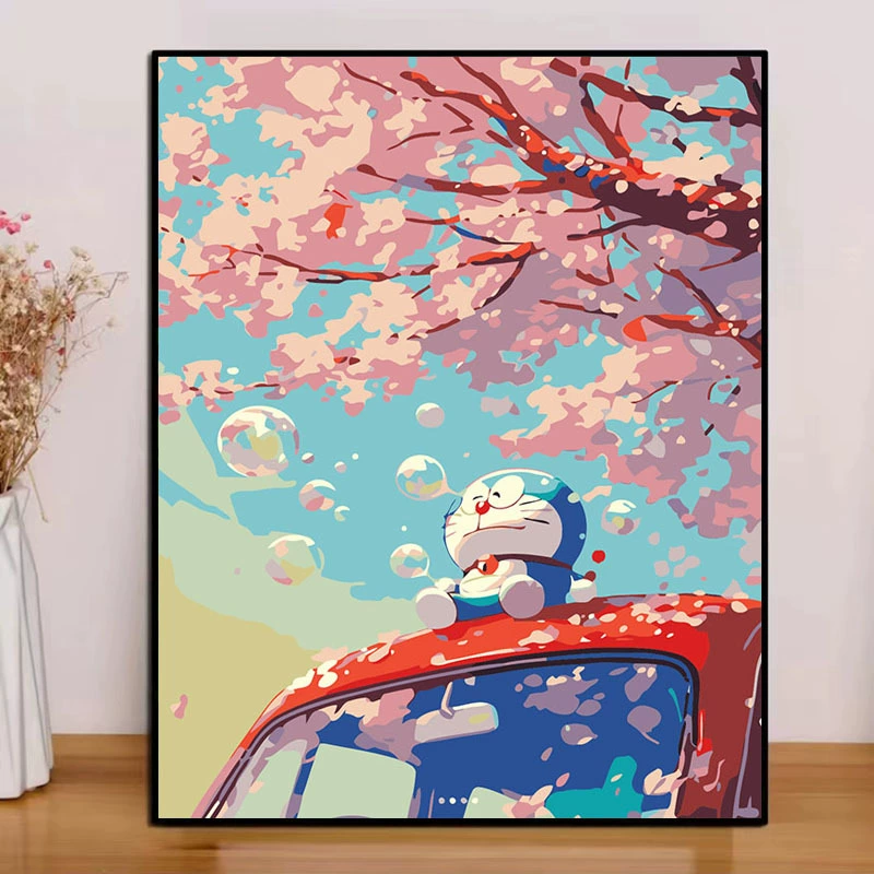 Оптовая продажа с фабрики цифровая живопись маслом diy цветы экологически чистые акриловые краски ручной раскраски декоративная роспись подставка оптом