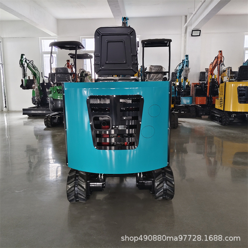 出口小型挖土机修路施工履带式挖掘机果园农用微挖机 17型