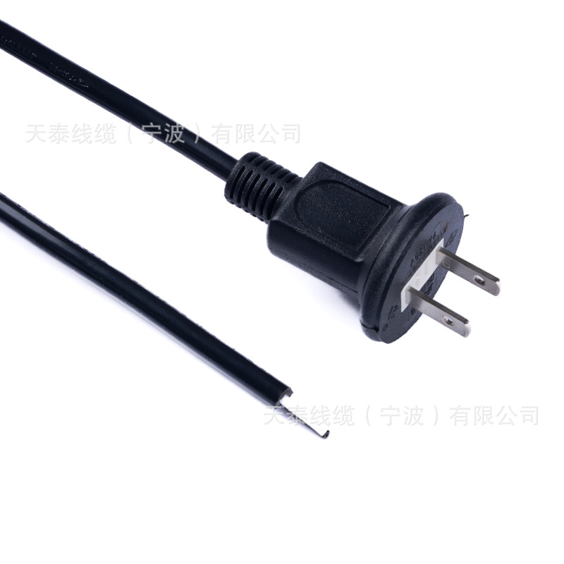 供应日本PSE日式防水防雨插头电源线 日标二插电源线电器
