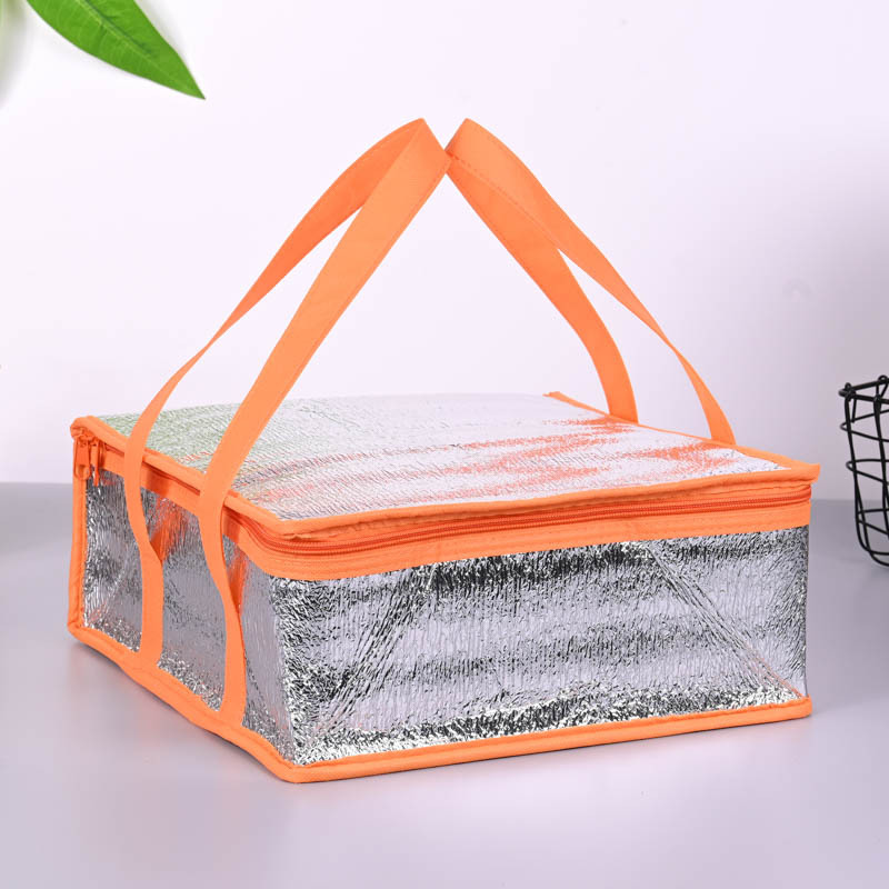 外卖专用保温披萨防水拉链款户外铝箔加厚方便实用简约保鲜袋子