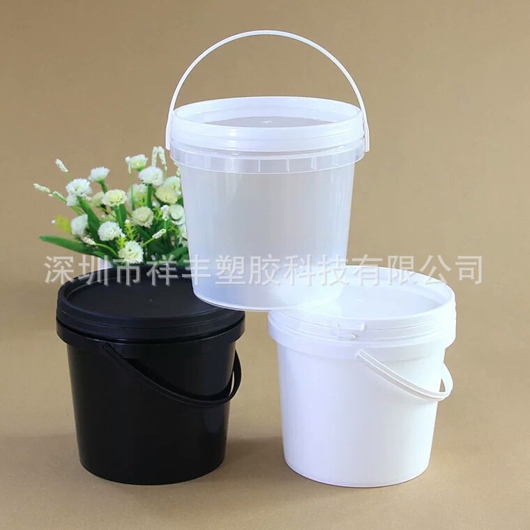 厂家PP料5L化工塑料桶消毒剂桶广口胶桶油墨涂料桶机油桶