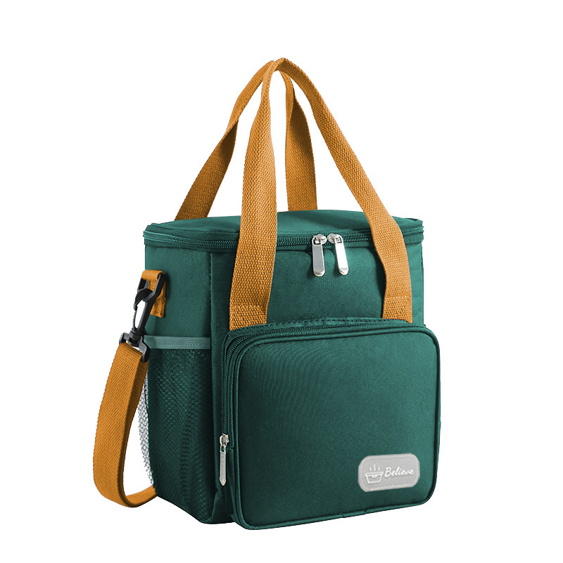 Etiquetado de comercio transfronterizo bolsa de hielo bolsa de picnic bolsa de almuerzo portátil bolsa de almuerzo de gran capacidad bolsa de arroz de aislamiento de tela Oxford