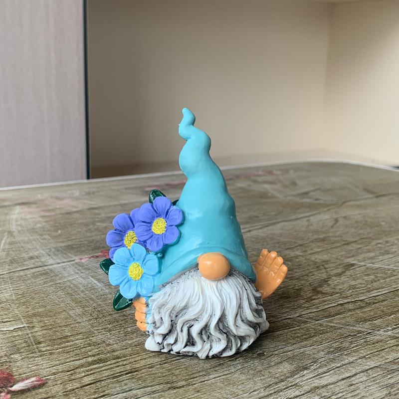 Magic Gnome Garden Decor Statue Outdoor Decor Faceless Dwarf Resin Figurine Cross-Border Independent Website
