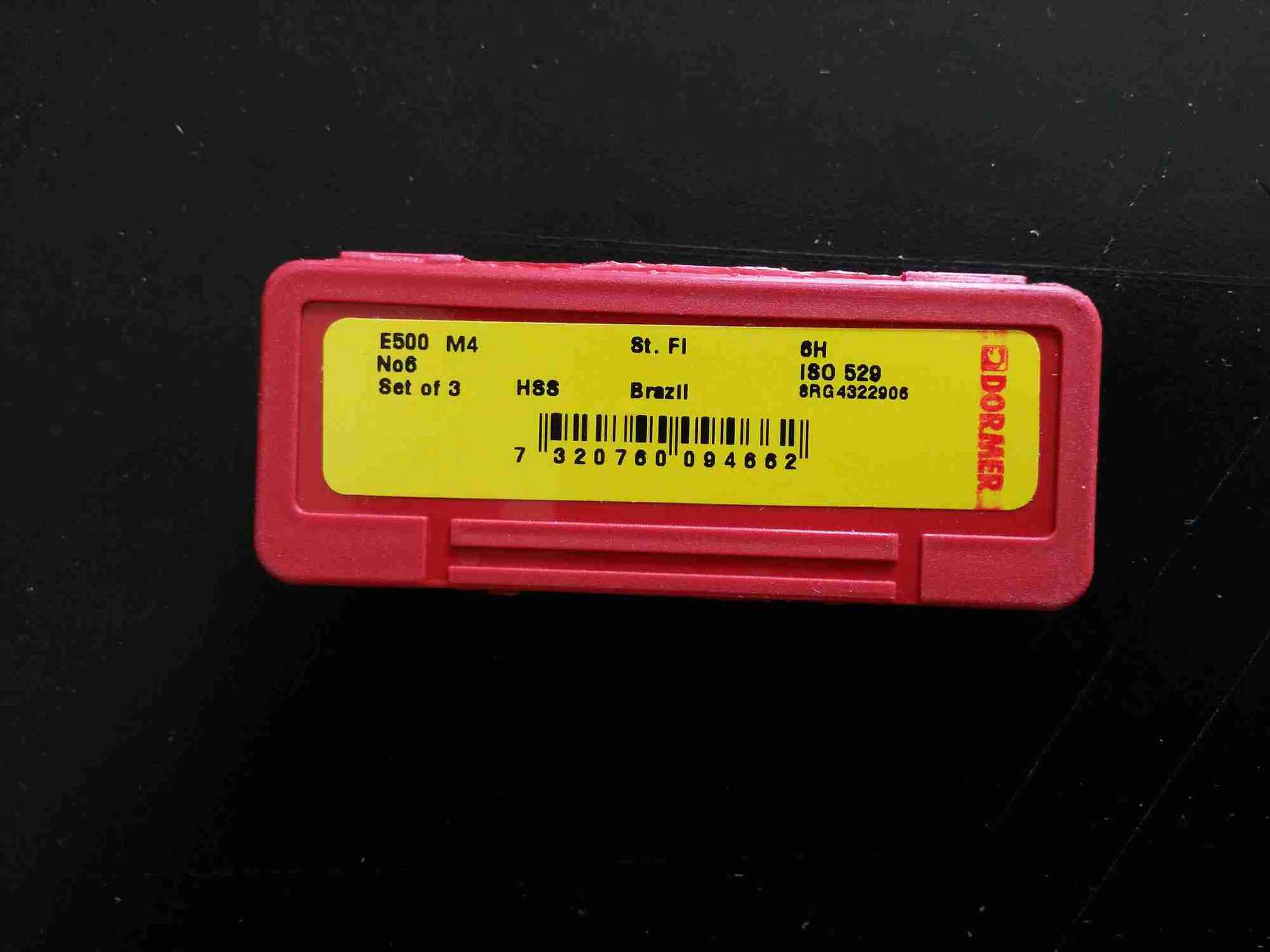 进口DORMER多马套装丝锥E500M4NO6