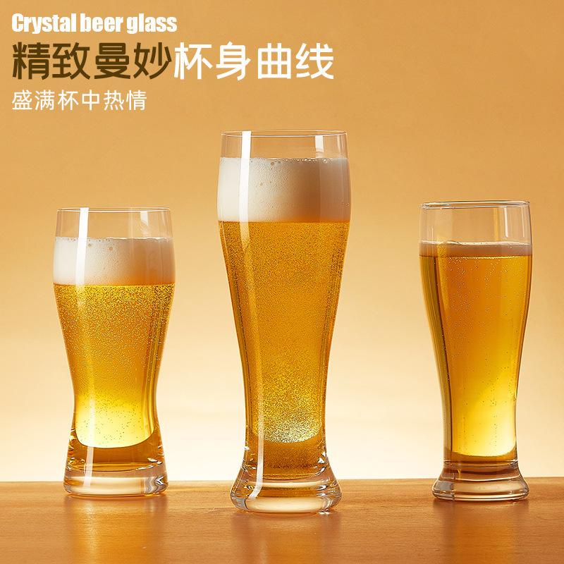 High-Quality Beer Mug for Home Use, 560ml Large Capacity, Lead-Free Glass, Professional Craft Beer Large-Sized Hero Mug High-Quality Beer Mug for Home Use, 560ml Large Capacity, Lead-Free Glass, Professional Craft Beer Large-Sized Hero Mug