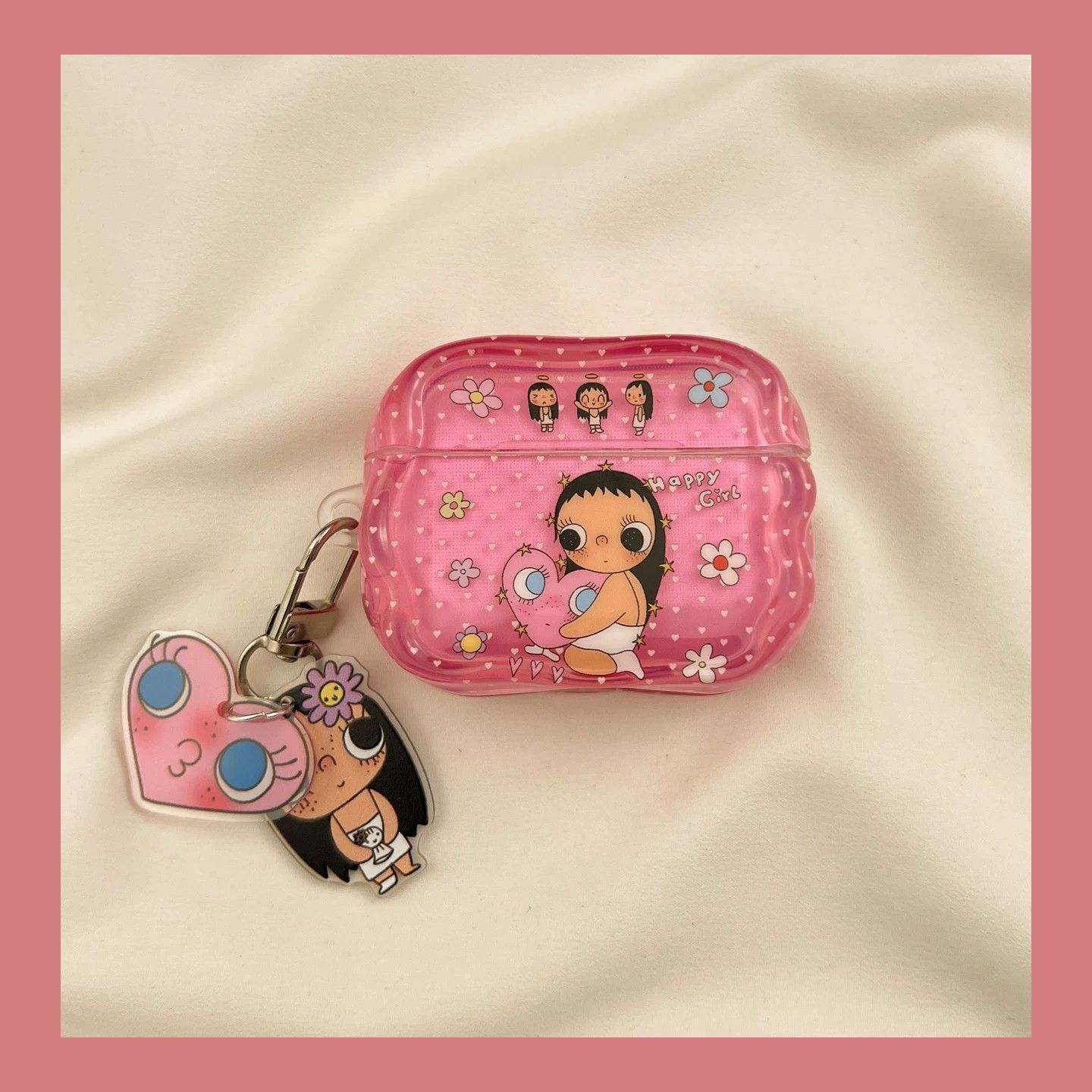 Wave Point Love Xiaoyu para AirPods4 caso de protección Bluetooth Huaqiang Bei 5 generación AirPod Pro3 cubierta de auriculares