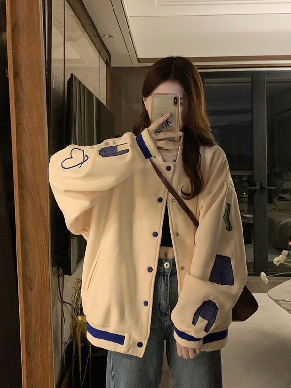 韩系chic卫衣短外套女2025早春秋冬季新款美式休闲夹克上衣棒球服|undefined