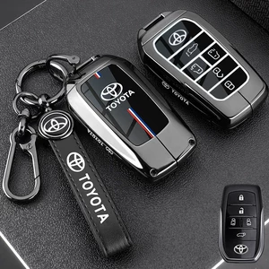 Suitable for 2027 Toyota Sienna key case, Wilfa, Sienna, Granvia, Alphard car metal shell buckle for men
