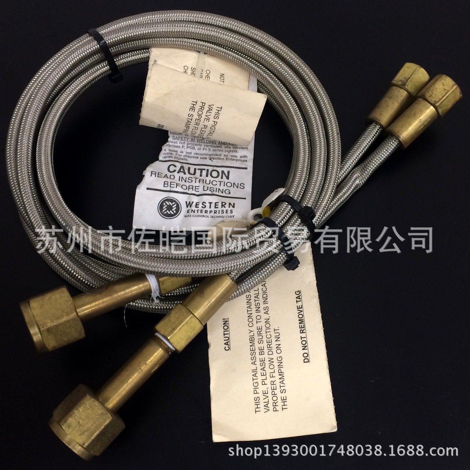 供应美国western enterprises品牌金属软管 SUS304材质编织 精口