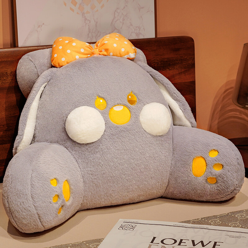 Cojín de cintura de dibujos animados Oficina asiento trasero cojín de la cintura cojín trasero del coche cojín de la cintura almohada silla cojín trasero soporte de la cintura