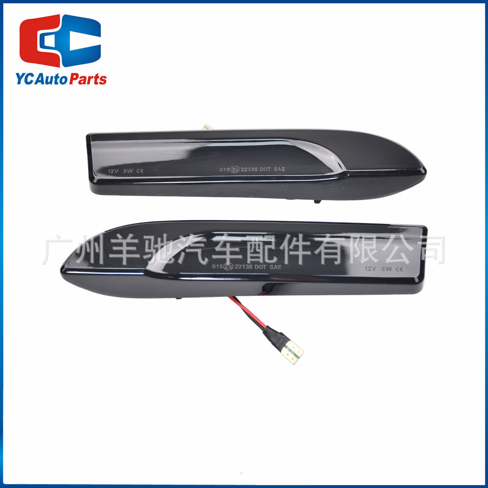 Aplicable para Porsche Paramella 970 G1 09 - 16 luces de dirección de ala lateral LED lámpara lateral de hoja de agua