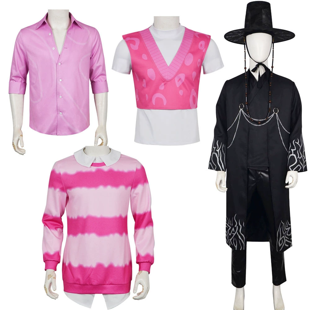 K-POP: Группа охотников на ведьм Cos Suit Shaka Boy Baby Baby Косплей Pink Mystery Qin Yu