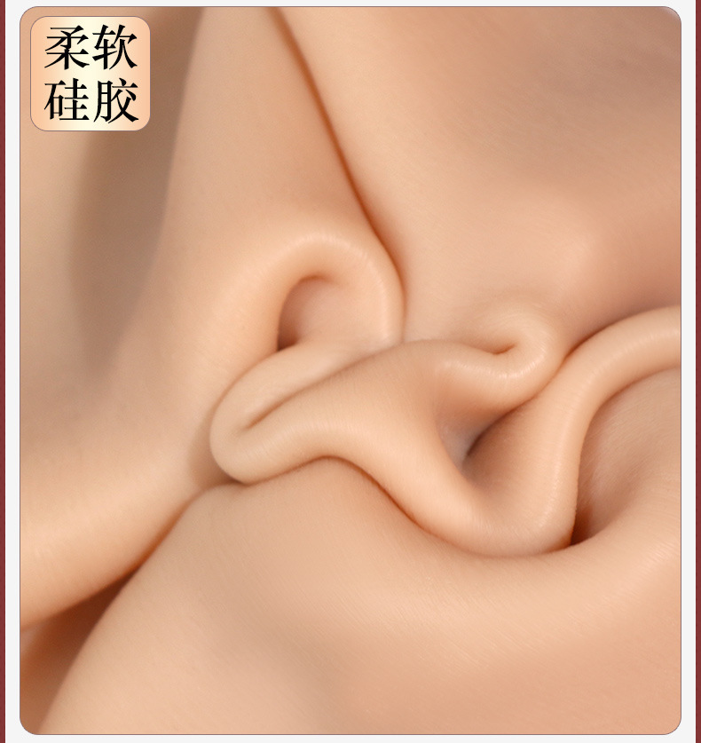 Jiuai Cos Silicone Cross-Dressing Prosthetic Breasts, F Cup V-Neck Wearable — detail image 12