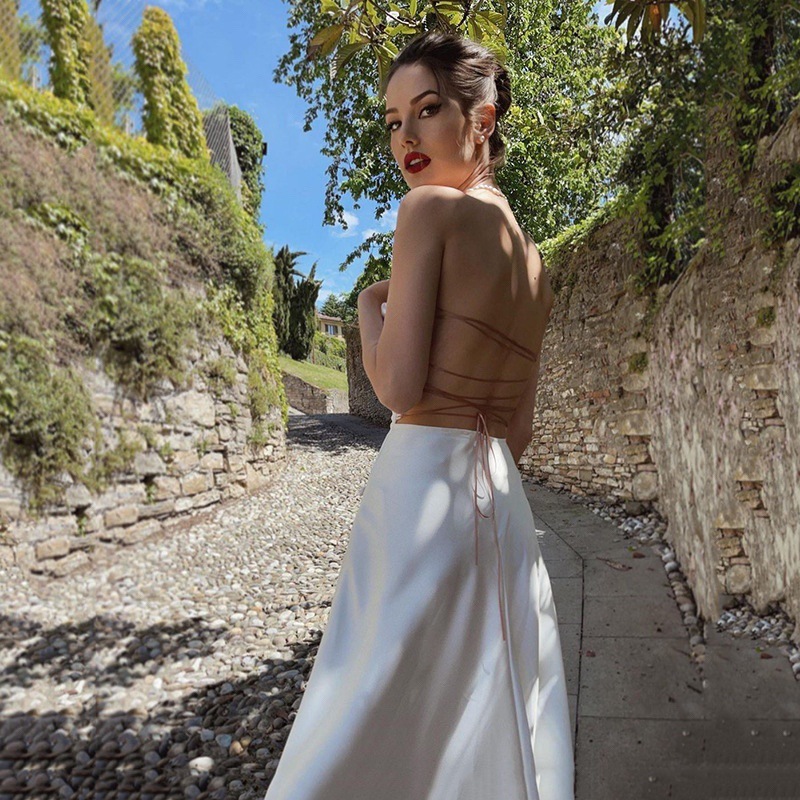 Backless High-Slit Dress