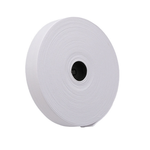 Wholesale thickened wide flat elastic belt clothing double layer elastic webbing black white strap high elastic elastic belt