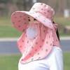 Summer breathable street sun hat, removable sun protection cream, cotton and linen, UF-protection