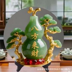 八方来财财好云寓意相框招财摆件家用旺宅转运桌面摆台居家玄关
