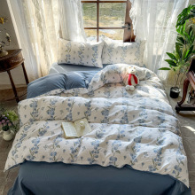 A类2025新款床上用品三件四件套纯棉床单被套罩4床笠学生宿舍四季