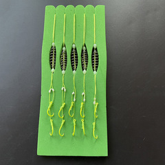 Wholesale hand rod silver carp and bighead carp spring double hook fishing set spring hook line set silver carp hook silver carp finished sub-line double hook