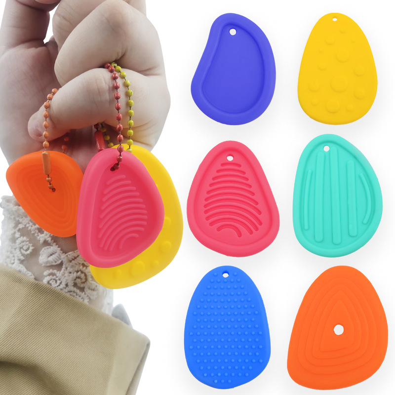 シリコーン子供官能的な石Squishy Sensory Toysクリスマス靴下充填自閉症多動症ギフト|undefined