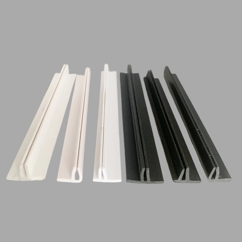 Customized Pvc Gap Edge Strips, Card Cloth Light Box Aluminum Profiles, Windproof Edge Strips, Soft Film Ceiling Plastic Card Strips
