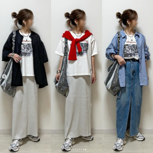 Multiplication Influencer Recommended Ins Popular Short-Sleeve Slit Cotton T-Shirt Breathable Refreshing Age-Reducing Top