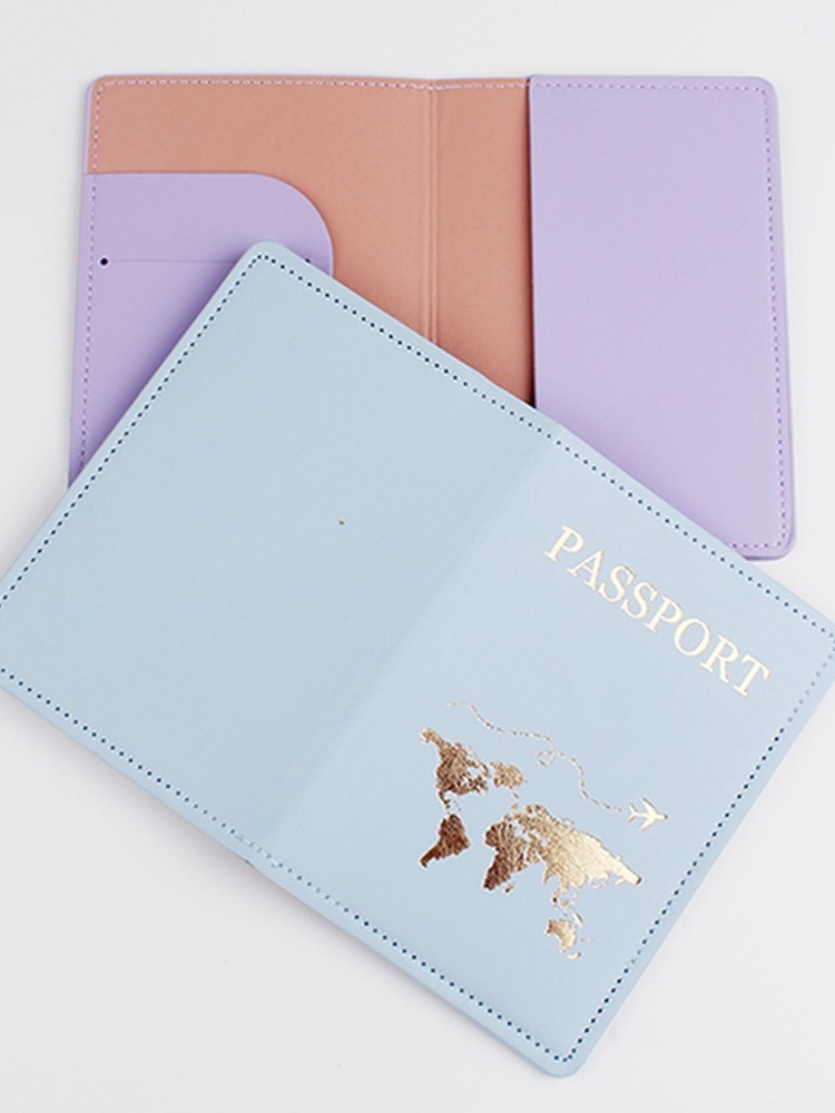 Cubierta protectora de pasaporte de viaje bolsa de pasaporte titular de identificación de boleto multifuncional para permiso de viaje al extranjero bolsa de almacenamiento conveniente