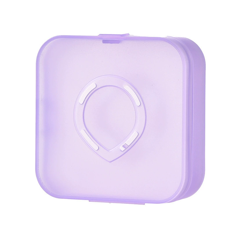 Breathable sponge, handheld portable square acrylic storage box