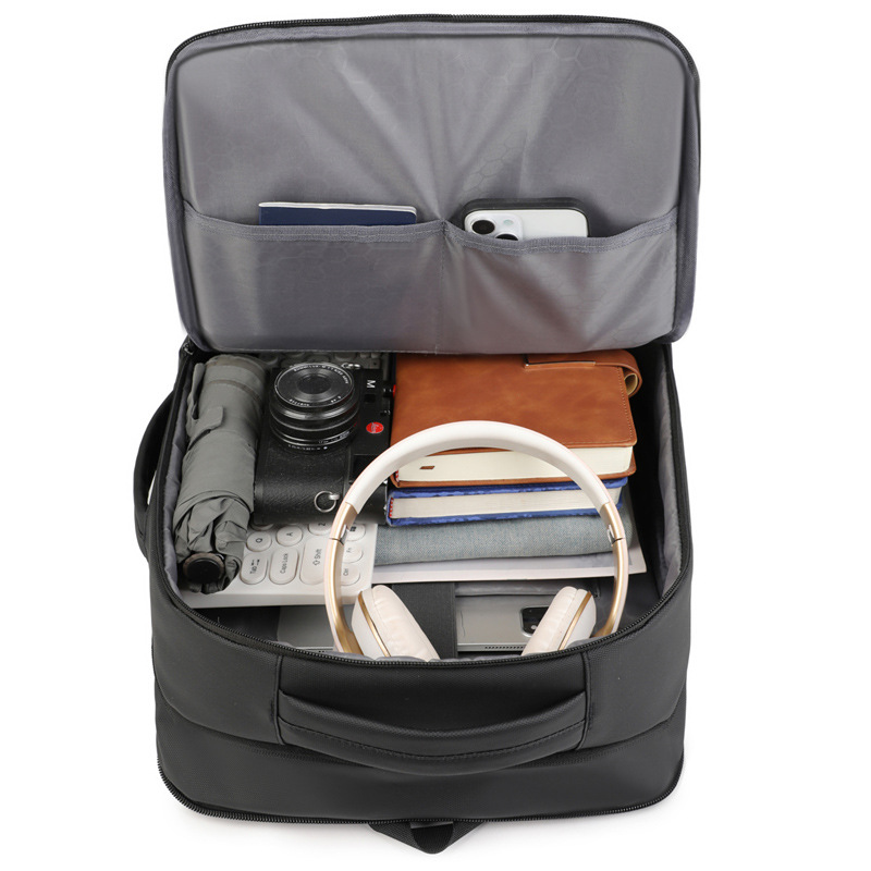 Nueva mochila para hombre, mochila portátil de expansión de gran capacidad, mochila de viaje al aire libre, bolsa para computadora de negocios, mochila escolar