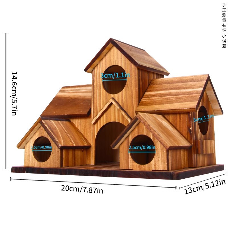 国境を越えた木製鳥の巣フェンス肥厚オウム小屋牧歌的な環境に優しい屋外巣ケージ鳥小屋鳥かご鳥小屋|undefined