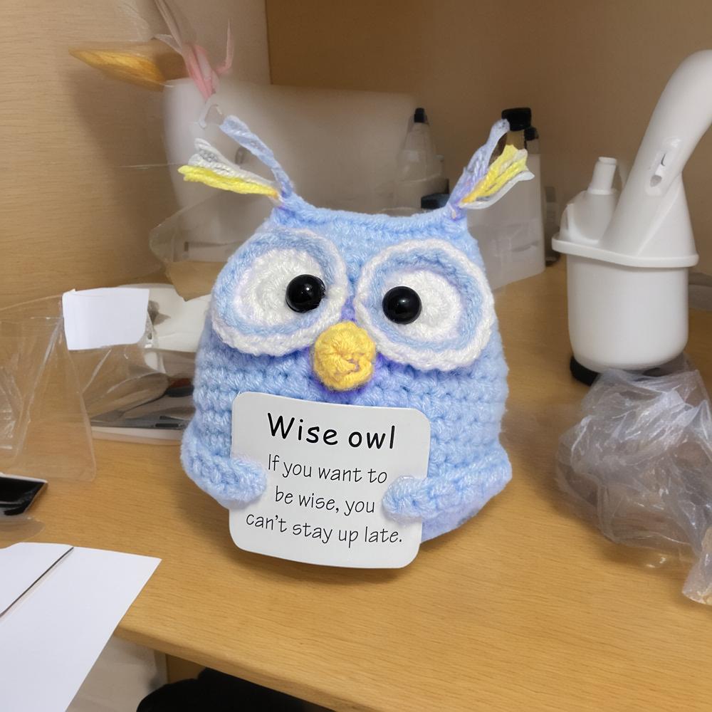 [완제품 배송] 하늘색 올빼미