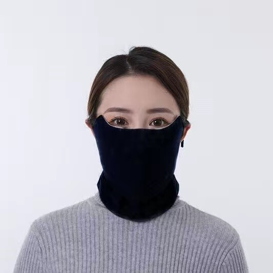 保暖口罩女冬季纯棉加厚加大成人防寒口罩防尘透气可水洗骑行面罩|undefined