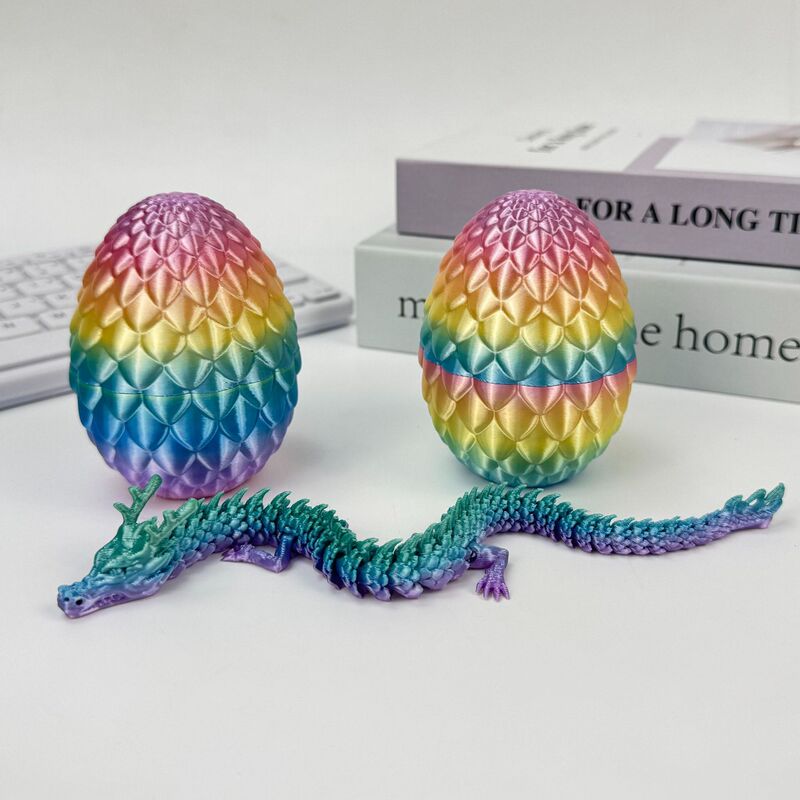 国境を越えた売れ筋の新しい 3D プリントドラゴンおもちゃの装飾品 3D プリント装飾クリエイティブトレンディな 3D プリントドラゴンの卵のおもちゃ|undefined