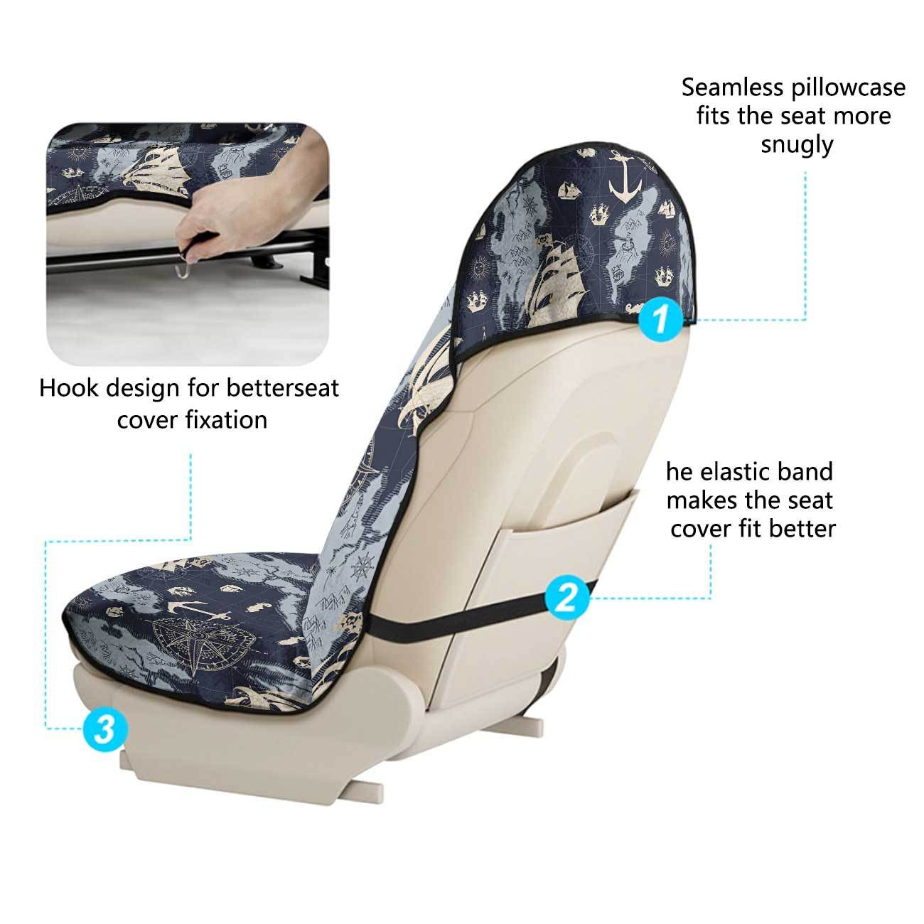 Car seat towel cover front seat protector suitable for gym and exercise, universal for all seasons, car use 132