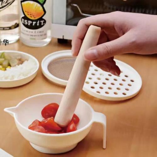 Baby food grinding bowl set children's food grinder manual processor shredder filter juicer magic tool